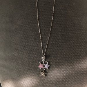 3 Star Sterling Silver Necklace